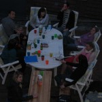 Grillen auf der Dachterrasse